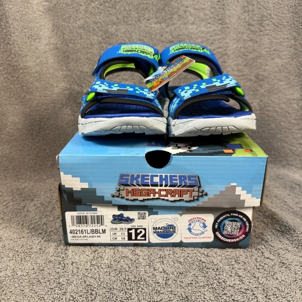 Skechers Mega Craft Little Boys Sz 12‎ Sandels